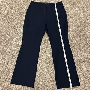 WHBM curvy boot leg pant navy blue